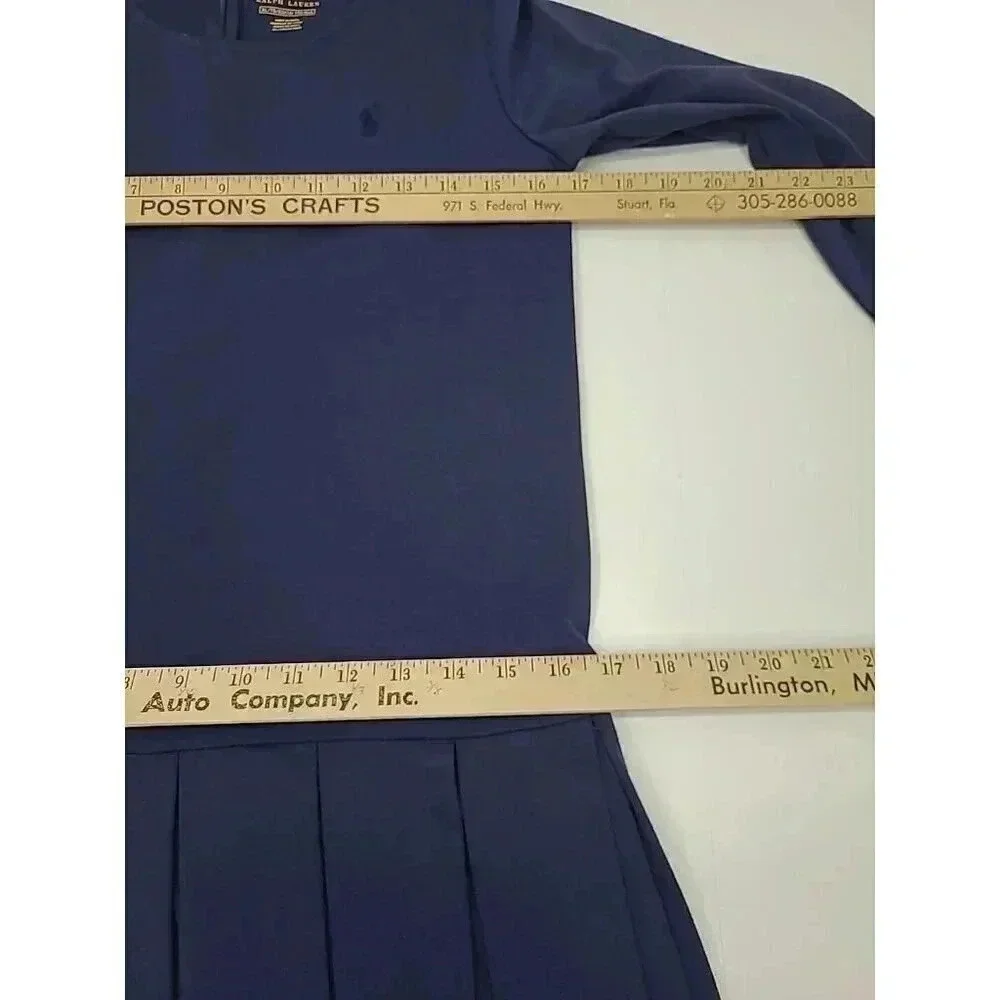 Polo Ralph Lauren Dress Girls Size XL Navy Blue Uniform Private School